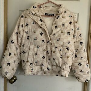Hello Kitty & friends x forever 21 woman’s puffer jacket, size small